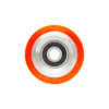 Orange dryer support rollers