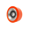 Orange dryer support rollers