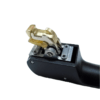 Black door handle wide tip