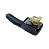 Black door handle wide tip