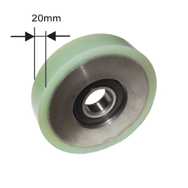 Green Dryer Drum Support Roller Electrolux 487137607