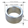 Bushing, Stainless steel for Electrolux ELS bearing kit 1313